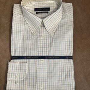 New Henry Jacobson dress shirt. 15 1/2" neck, 34/35" sleeve, barrel cuff